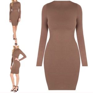 The NW mini dress in Mocha